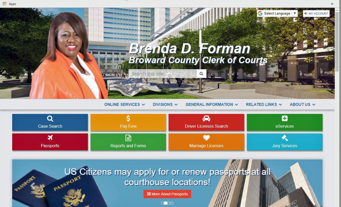 Broward County Clerk of Courts New Website