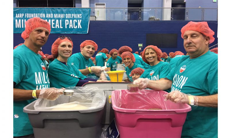 Volunteering for Million Meal Pack