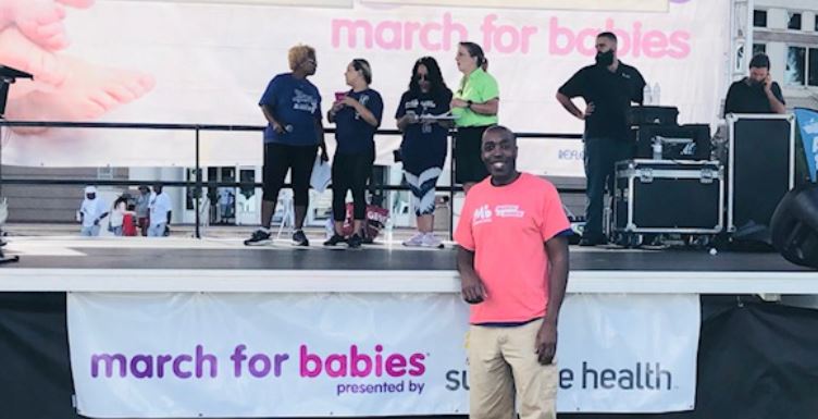 Judge Frink volunteered for the March for Babies