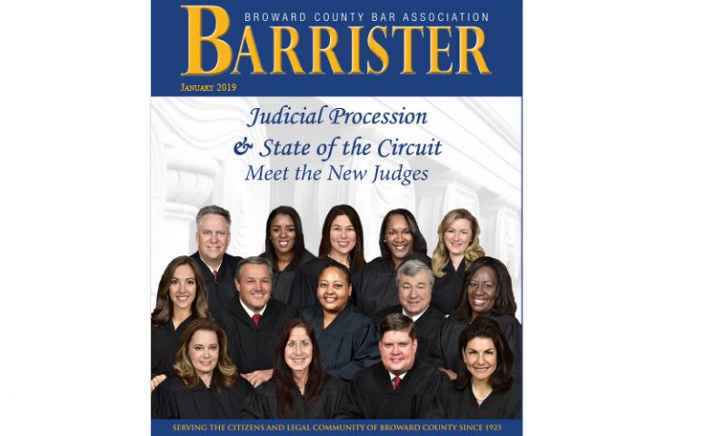 New Judges Featured in The Broward County Bar Association BARRISTER
