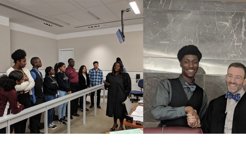 Criminal Justice Magnet Students Visit Central Courthouse