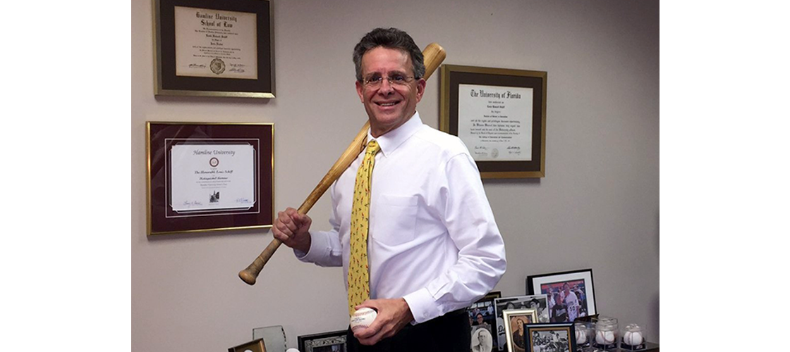 Judge Schiff takes his baseball law course on the road!