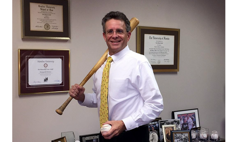 Judge Schiff takes his baseball law course on the road!