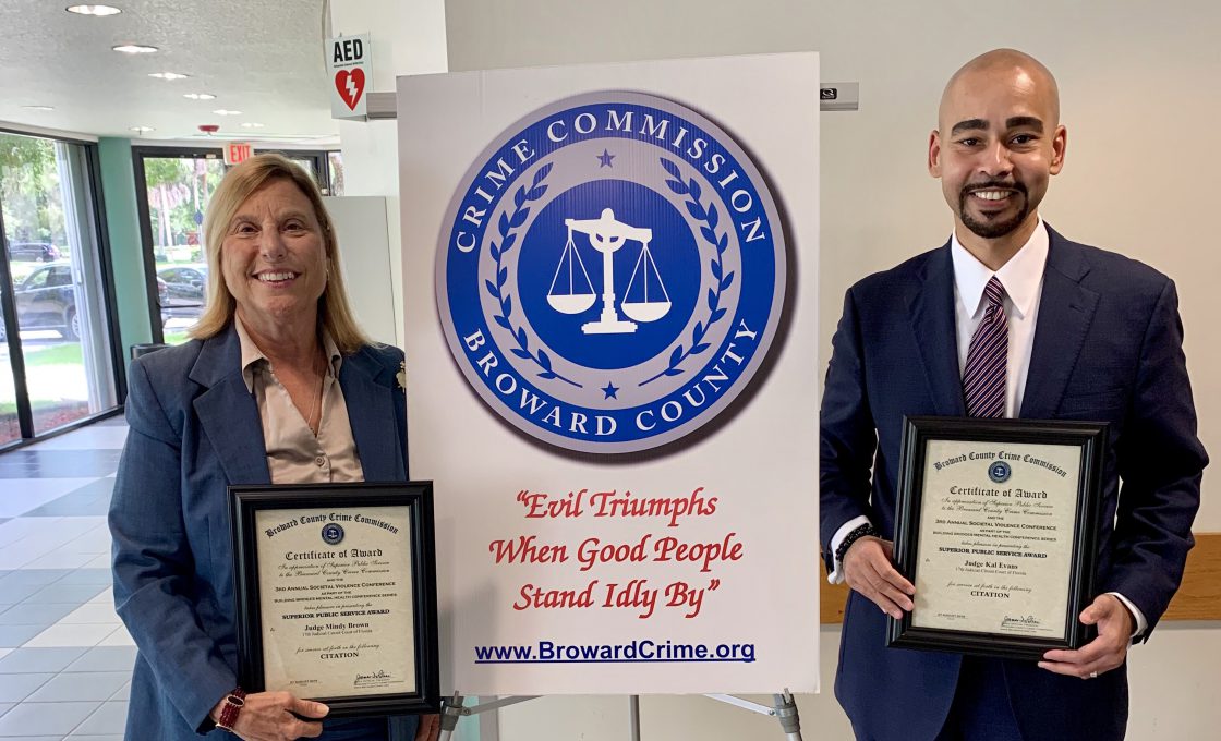 Judges Honored by Broward County Crime Commission