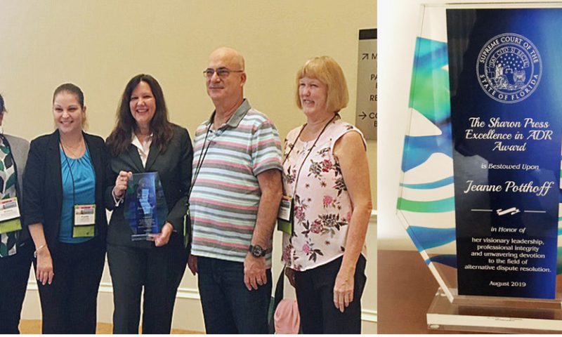 Sharon Press Excellence in Alternative Dispute Resolution Award Given to Program Director