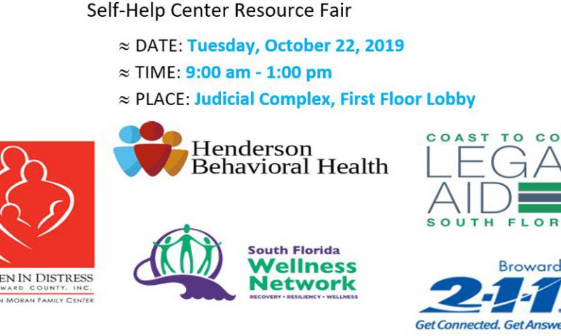 Self-Help Resource Center Fair Coming October 22