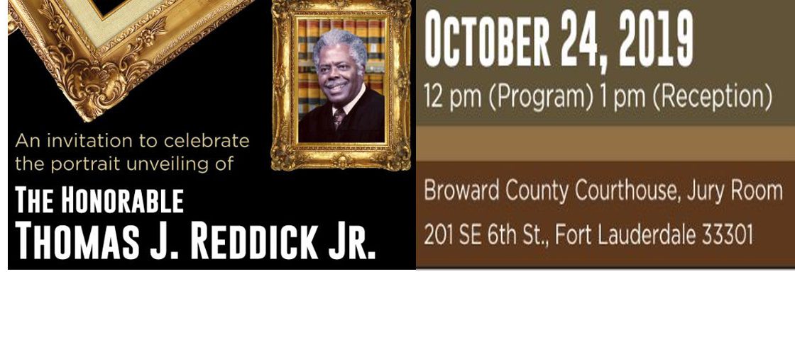 TJ Reddick Portrait Unveiling This Thursday, October 24, 2019
