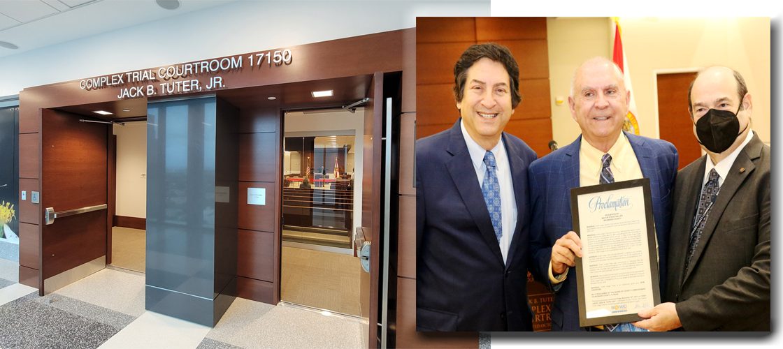 The Jack B. Tuter, Jr. Complex Trial Courtroom Dedication Ceremony