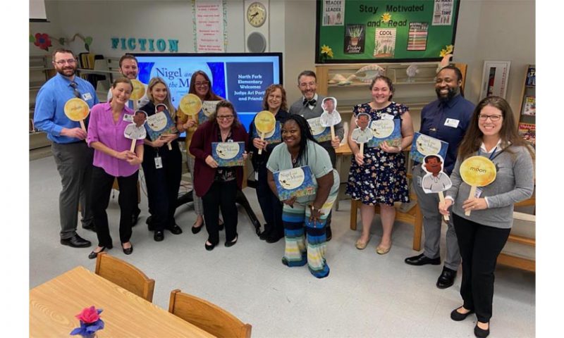 Judge Porth joins Hands on Broward to share a special message with local students