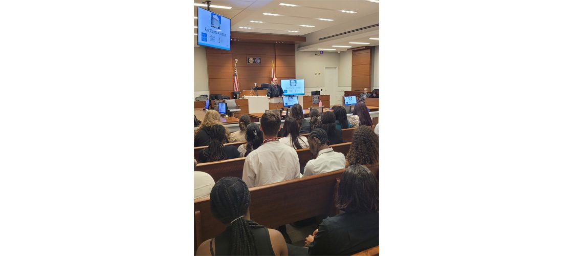 The 17th Circuit collaborated with the Broward County Women Lawyer’s Association and Broward School District in hosting the Informed Voters Fair Judges Program for local students.
