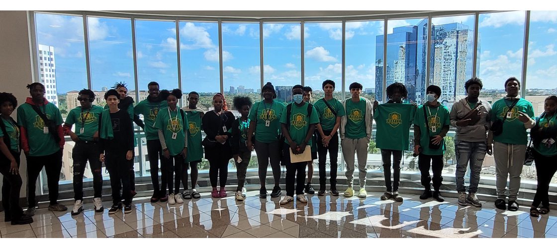 Henry D. Perry Education Center visits the 17th Judicial Circuit