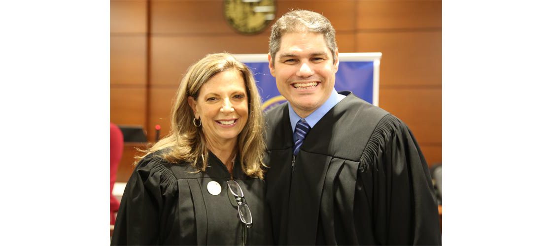 Judge Gilman and Judge Davis honored during investiture