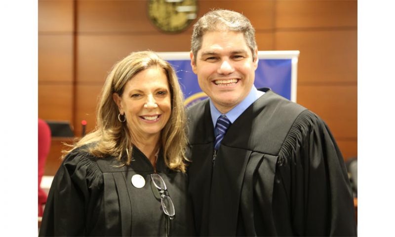 Judge Gilman and Judge Davis honored during investiture