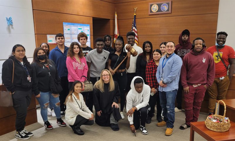 Whiddon Rogers Education Center tours the Courthouse