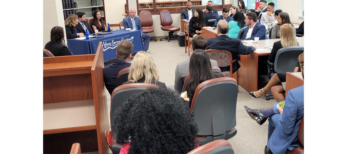 BCBA host the Young Lawyers Section Luncheon on The Art of Professionalism