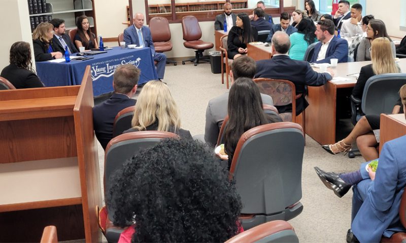 BCBA host the Young Lawyers Section Luncheon on The Art of Professionalism
