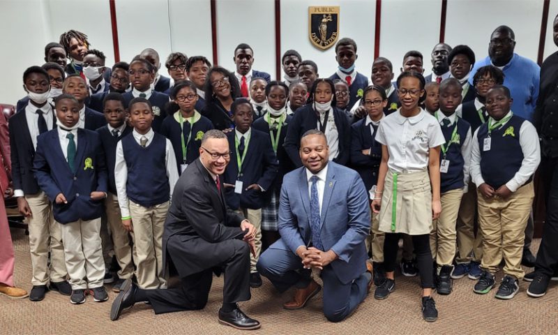 Piney Grove Academy visits the 17th Circuit Courthouse