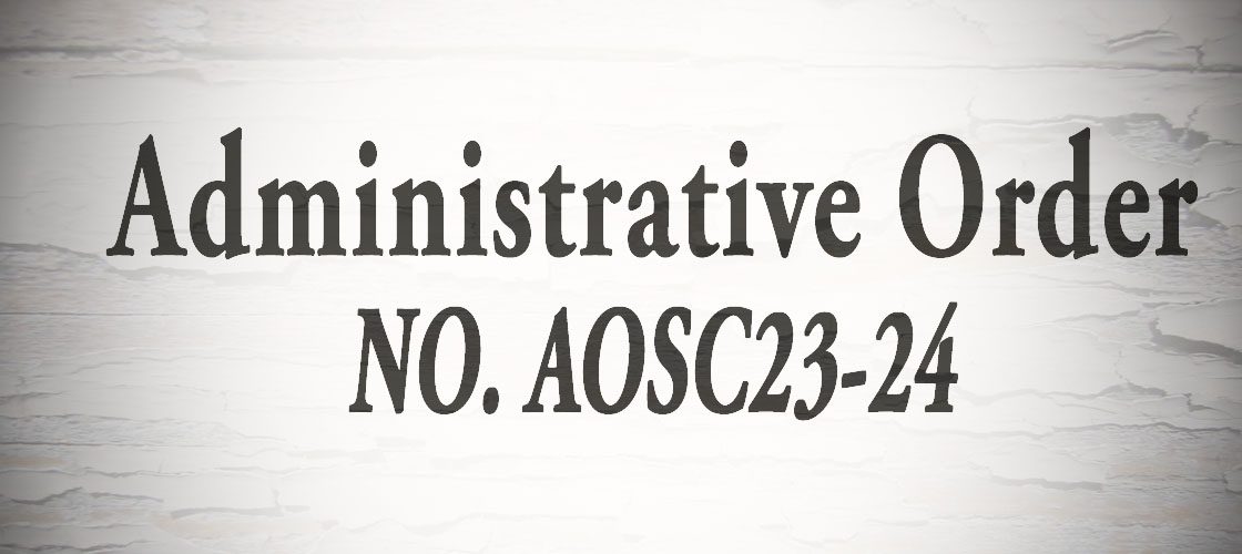 Administrative Order No. AOSC23-24