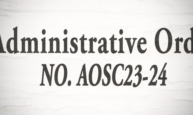Administrative Order No. AOSC23-24