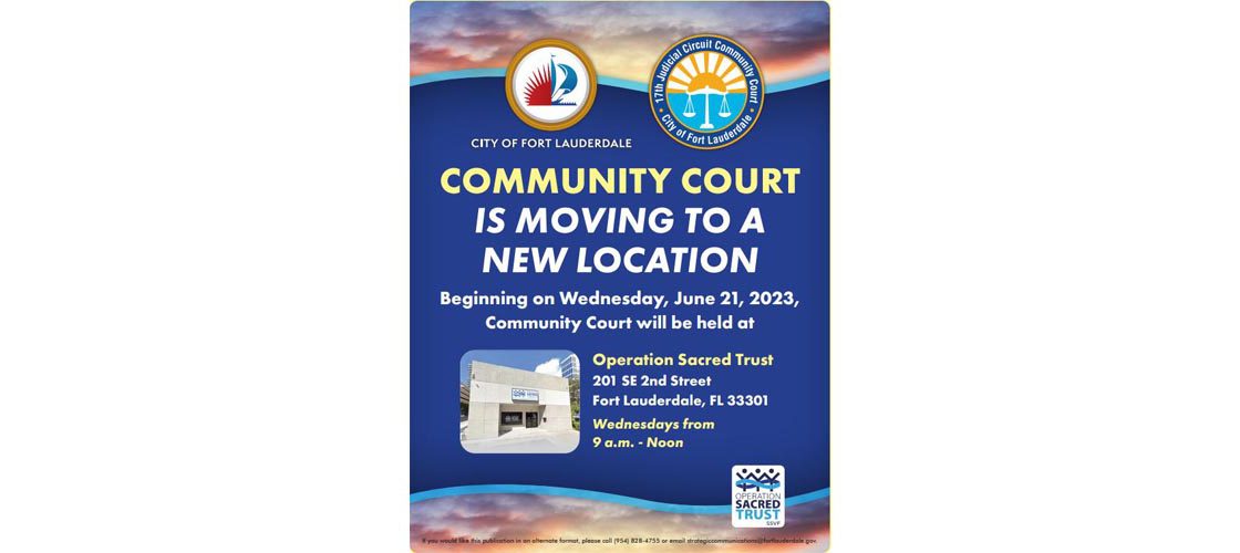 Community Court Fort Lauderdale Reopens
