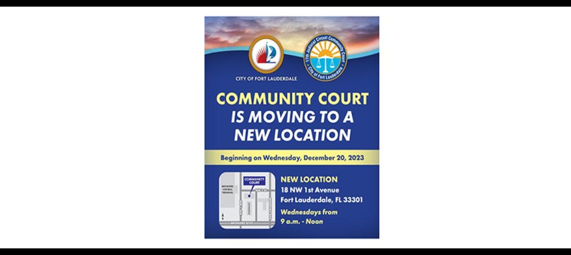 New Location of Community Court City of Fort Lauderdale