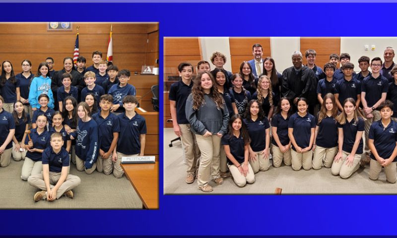 Saint Bonaventure visits the 17th Judicial Circuit