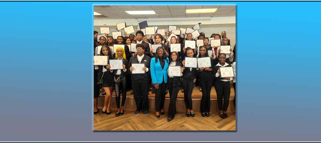 Judge Powell Presides Over Mock Trial