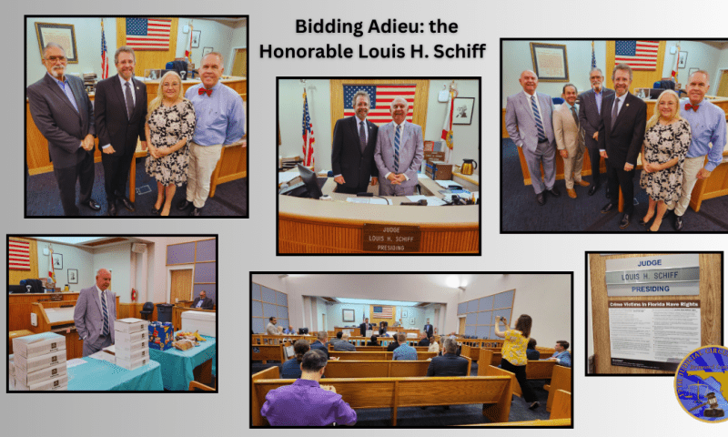 Fond Farewells for Retiring Judge Louis H. Schiff at North Regional Networking Event