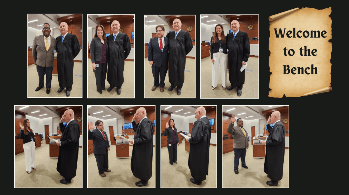 The 17th Judicial Circuit Welcomes Four New Judges During Swearing-In Ceremony