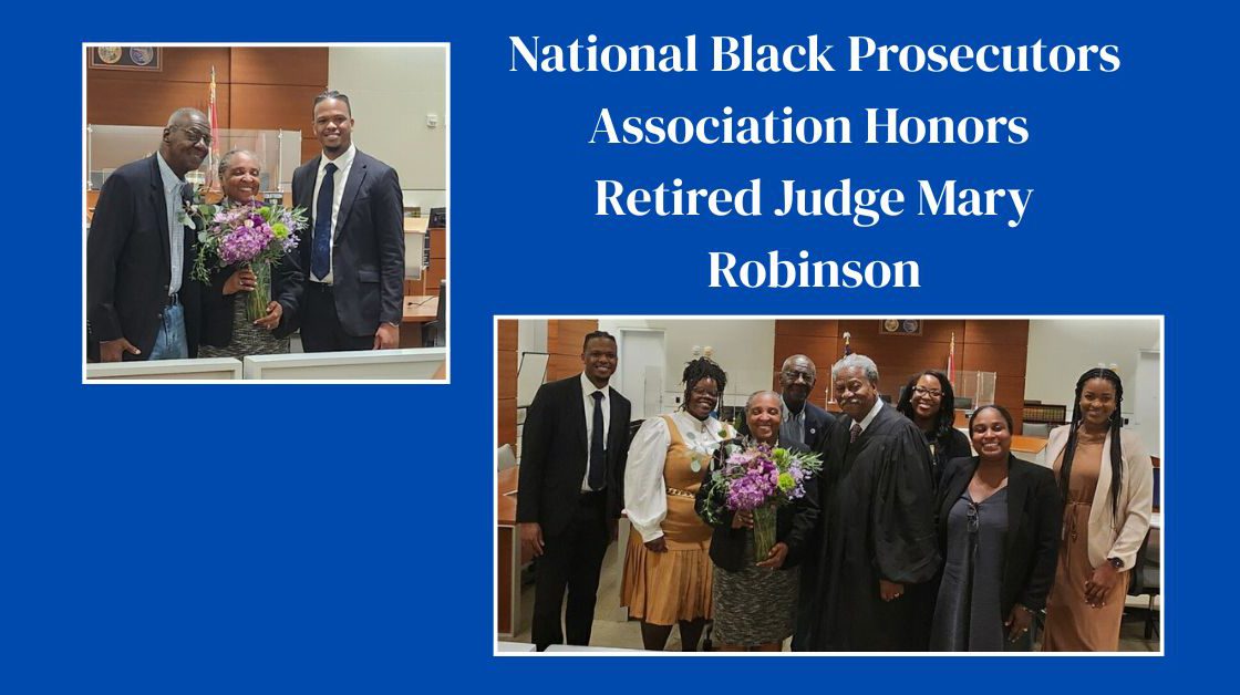 Black Prosecutors Association Recognizes Retired Judge Mary Robinson