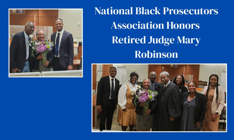 Black Prosecutors Association Recognizes Retired Judge Mary Robinson