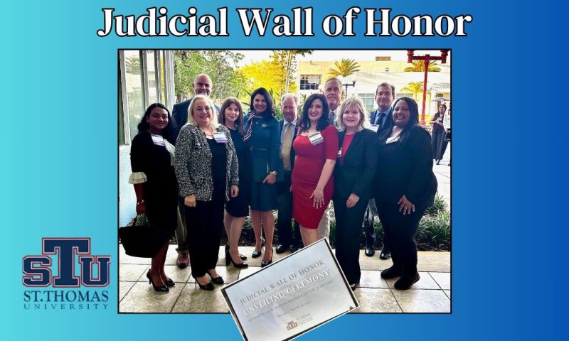 Unveiled: Judicial Wall of Honor at St. Thomas University