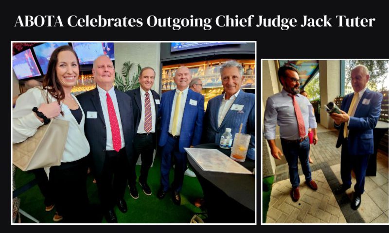 ABOTA Bids Chief Judge Jack Tuter “Farewell”