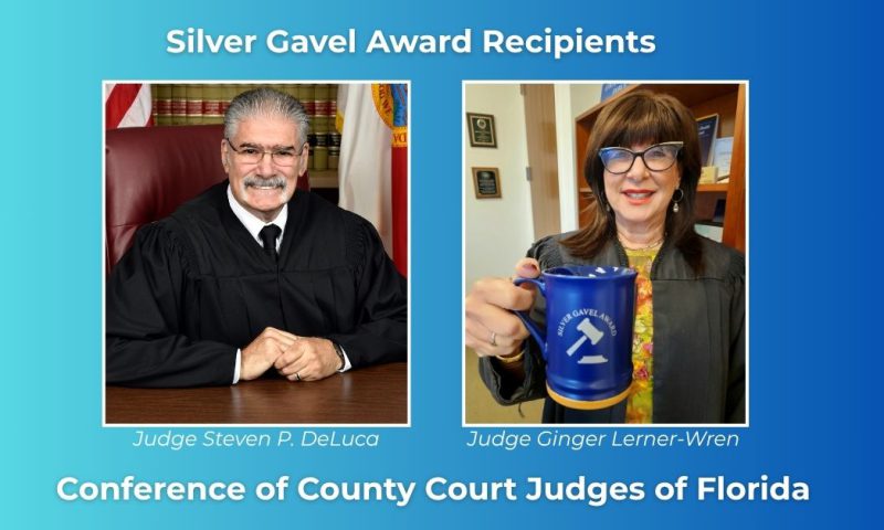 Judges DeLuca & Lerner-Wren Recognized for Decades of Judicial Service