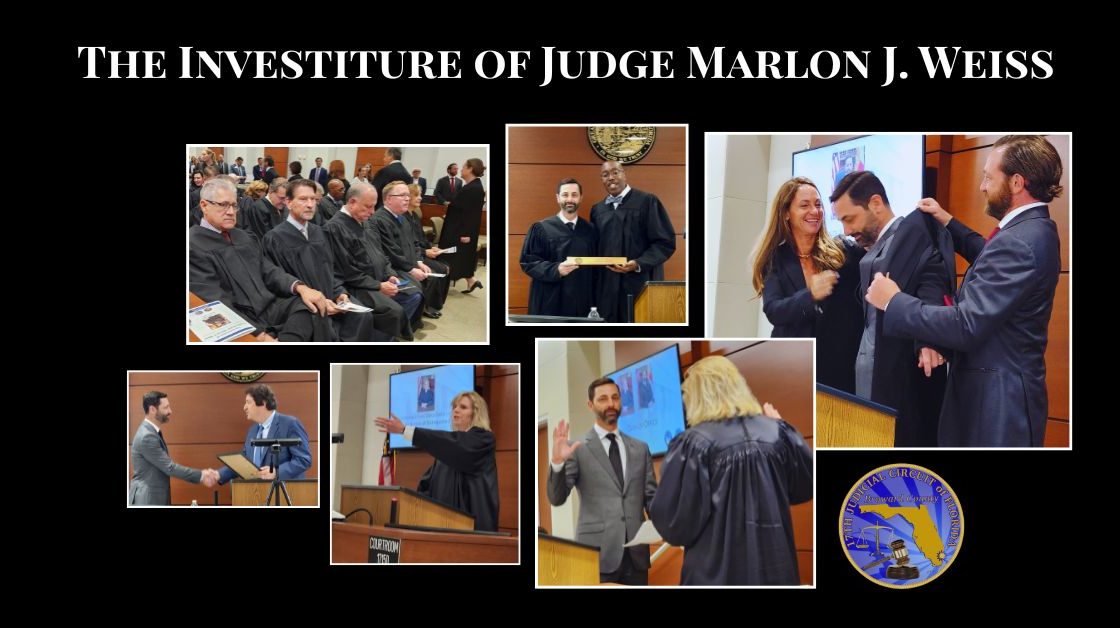 Celebrating the Investiture of Judge Marlon J. Weiss