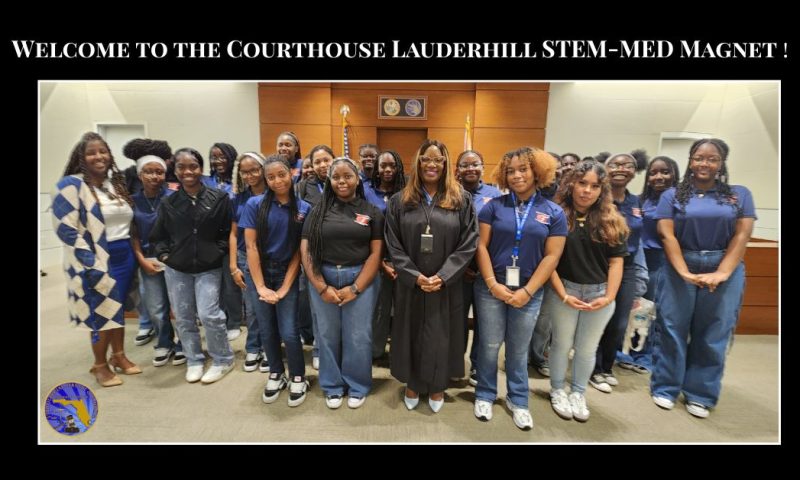 Women of Tomorrow Visit the Courts