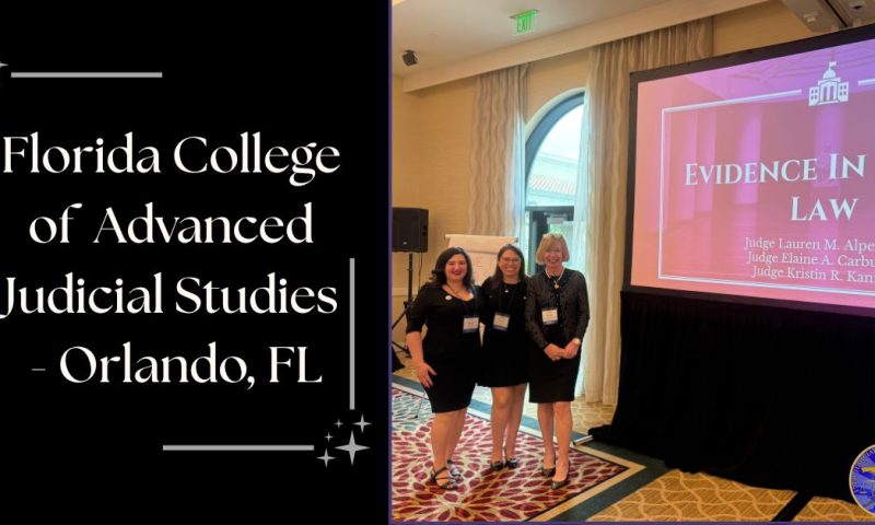 Judges Share Expertise at Florida College of Advanced Judicial Studies