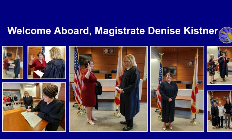 Congratulations to Magistrate Denise Kistner!