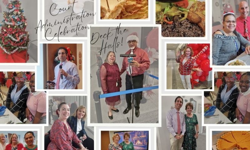 Court Administration Spreads Holiday Cheer