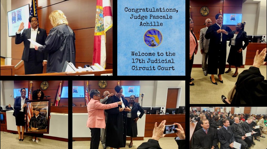 Welcome to the Bench, Judge Achille!