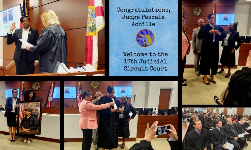 Welcome to the Bench, Judge Achille!