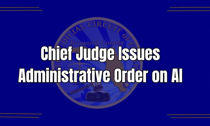 Chief Judge Carol-Lisa Phillips Issues Revised Administrative Order on the Use of AI in Court Filings