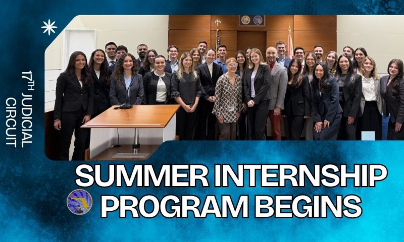 Welcoming the 2026 Summer College Interns to the 17th Judicial Circuit
