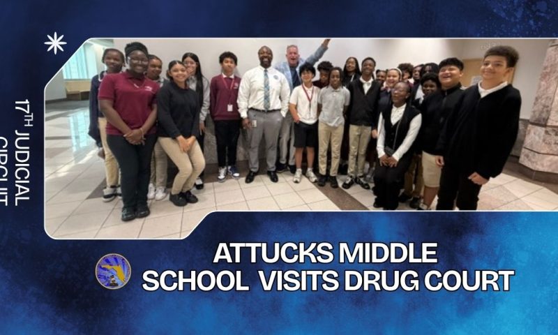 Attucks Students Visit Drug Court