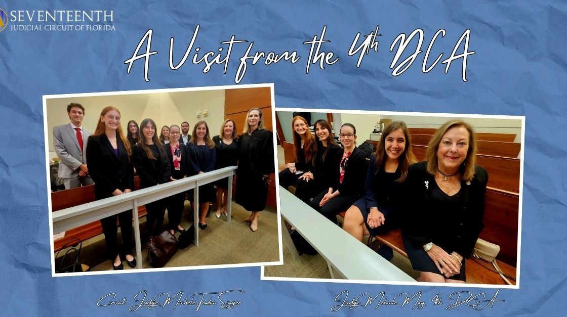 4th DCA Judge Brings Visitors to Circuit Court