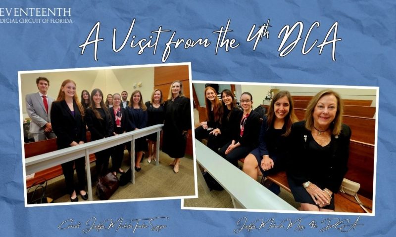 4th DCA Judge Brings Visitors to Circuit Court