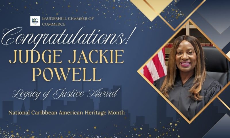 Judge Jackie Powell Honored by Lauderhill Chamber