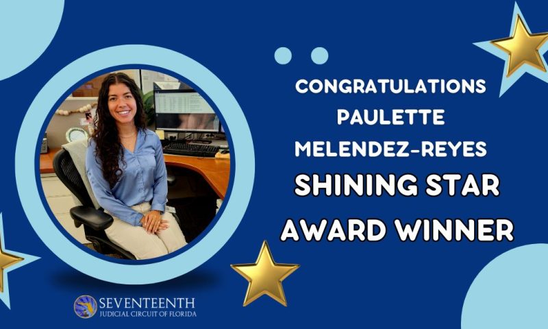 Paulette Melendez-Reyes Earns Shining Star Award